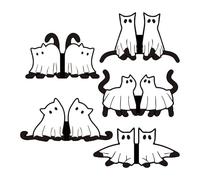 Segnalibri Magnetici per Bambini,10 Pezzi Da Lettura Gatto Nero,Divertenti Segnalibri e Fermapagine per Libri | per Donne e Uomini Insegnanti Lettori Cristiani e Amanti dei Libri Casa Scuola Aula Uffi