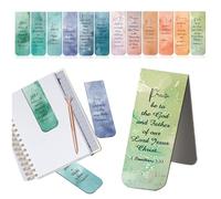 Segnalibri magnetici religiosi | 12 pennarelli laterali per lezioni ufficio scuola casa - scuola ufficio casa compleanno