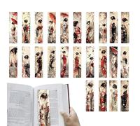 Segnalibri Per Bambini,24 Segnalibri di Carta Per Ragazze | Stampa Signorine Per Biblioteca Scuola Viaggio Studio Casa Insegnanti