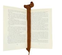 Segnalibri Per Cani All'uncinetto - Cotton 27x7x0,5 Cm 40G, Marcatore Di Libri Per Animali All'uncinetto, Marcatore Di Libri Di Design Di Dachshund | Accessorio Di Lettura Carina Fatta A Mano Per Aman