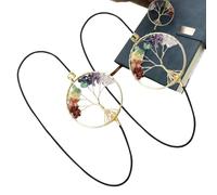 Segnalibri Per La Lettura,2 Pezzi Design Vintage Albero Fermapagine - Separatore per Libri con Cristalli da Lettura - per Borsa Planner Appassionati di Libri Agenda Revisione Registro Date