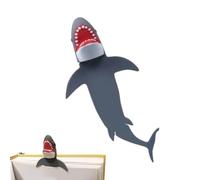 Segnalibri per Ragazzi,Segnalibri Divertenti con Squali Cartoon - Decorativi a Forma di Animale - per Ragazzi, Adulti, Insegnanti, Scuola, Ufficio, Scrivania, Regalo Compleanno