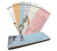 Segnalibri per recensioni di libri - 60 pennarelli laterali come per la biblioteca, segnalibro con avanzamento di lettura, per lettori, studenti, insegnanti, donne, uomini, bambini, adulti