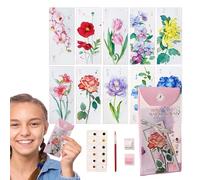 Segnalibri per uomini - 10 segnalibri acquerelli - Set di decorativi per studenti, bambini, donne e amici