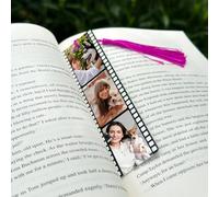Segnalibri Personalizzati con Nappe in Metallo per Donne/Bambini/Uomini/Amanti dei Libri Supporto per la Personalizzazione Dell'immagine del Testo
