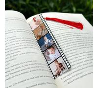 Segnalibri Personalizzati con Nappe in Metallo per Donne/Bambini/Uomini/Amanti dei Libri Supporto per la Personalizzazione Dell'immagine del Testo