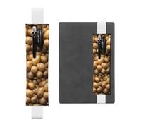 Segnalibri portapenne in pelle di patate, segnalibri regolabili per diario, perfetti come regalo di Natale o per il rientro a scuola