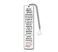 Segnalibri Regalo Migliore Amica Segnalibro Metallo Personalizzato Regali Speciali Amicizia Per Sempre Amici Regalo Compleanno Laurea Lunga Distanza Addio Ricordi Stelle Natale Simpatico Coniglio
