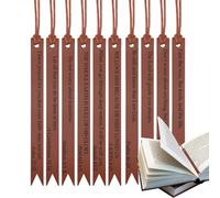 Segnalibri religiosi - Marcatori biblici leggeri | 10pcs Bibbie religiose in pelle religiosa, forniture per la chiesa delle Scritture, marcatori di pagina per i lettori, club del libro della chiesa