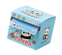 Segnalibri retrattili multicolore per studio Bookmarking Office Cartoon Design Pull Out Rimovibile Marcatura Sticky Notes Pull Out Trasparente Stick Note