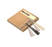 segnalibri, Set di segnalibri in legno di sandalo rosso Silkwood fatti a mano con nappe 14,7x2,8x0,1 cm
