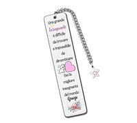 Segnalibri Una Grande Insegnante Giornata Insegnanti Apprezza Regalo Segnalibro Grazie Ricordo Compleanno Pensionamento Apprezza Sei La Migliore Insegnante del Mondo Natale Ringraziamento Donne