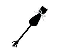 Segnalibri unici, segnalibri per gatti, pennarello per libri a crochet animale, accessorio di lettura creativo per pagine, bellissimo segnalibro con animali per gli amanti dei libri