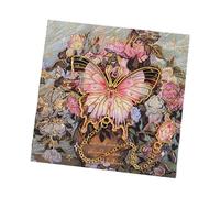 Segnalibri vintage con ciondolo a forma di farfalla, in metallo, per insegnanti, amanti dei libri, studenti, aiuto alla lettura, decorativo con temi ispiratori