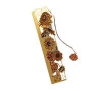 Segnalibri vuoti con pagina libro, Sunflower, B | Segnalibri vuoti creativi con segnalibri decorativi a catena per regalo apprezzamento dello scrittore amante