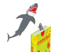 Segnalibro a Forma di Squalo, Segnalibro Bambini Animali 3D, Segnalibro Divertente, Animali Segnalibri per la Lettura dei Bambini, Segnalibri per Cartoni Animati, per Studenti, Ragazzi, Ragazza