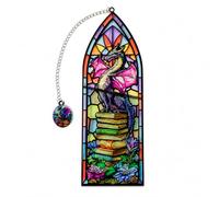 Segnalibro Acrilico con Drago Fantasy E Design Vetrata Colorata Compatto Leggero per Romanzi Testi Scolastici Scrittura Appassionati, style to 3