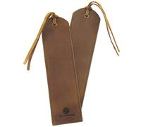 Segnalibro Artigianale In Vera Pelle - Confezione Da 2 Segnalibri Perfetti Per Uomo E Donna | Idea Regalo In Pelle Per Amici E Scrittori