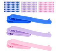 Segnalibro automatico, 3 pezzi in silicone personalizzato, lettura dei segnalibri con design rimovibile, scomparto per penna e adesivo indice. Bookmark Lettura supportata per gli amanti della lettura
