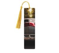 Segnalibro classico in legno per uomini donne insegnanti regalo vintage fatto a mano segni di libri per leggere pagine marcatori da appendere etichette regalo ornamenti segnalibri in legno con nappa