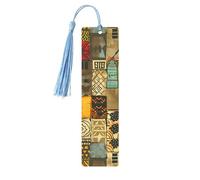 Segnalibro colorato con donne africane etniche egiziane in legno segnalibro con nappa, segnalibro per donne uomini che leggono segnapagine regali per gli amanti dei libri