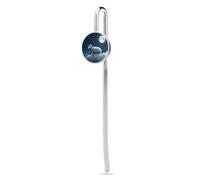 Segnalibro con ciondolo a forma di pecora che vola sopra la luna, in metallo, per gli amanti della lettura, regalo di apprezzamento per insegnanti, San Valentino, festa della mamma, Natale, compleanno