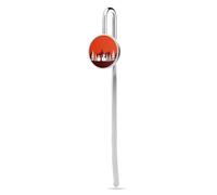 Segnalibro con due pupazzi di neve felici con ciondolo in metallo per gli amanti della lettura, regalo di apprezzamento degli insegnanti, San Valentino, festa della mamma, Natale, compleanno per donne