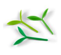 Segnalibro con impronta digitale Fred, Verde, 6 pz