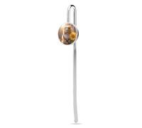 Segnalibro con luce solare sulla Guinea con ciondolo in metallo da appendere, per gli amanti della lettura, regalo di apprezzamento per insegnanti, San Valentino, festa della mamma, Natale, compleanno
