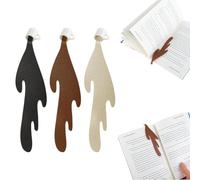 Segnalibro con tazza di caffè versata, 3 pezzi Segnalibri Spilled Caffè, Segnalibri unici e interessanti, dolce segnalibro per amanti della lettura, regalo per gli amanti della lettura