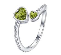 Segnalibro degli anelli con pietre portafortuna ansia di decompressione, anello rotante, anello di decompressione, regalo di compleanno per lei, anello di cristallo minimalista, strass, Taglia unica