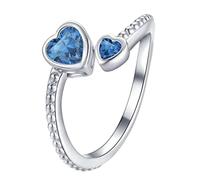 Segnalibro degli anelli con pietre portafortuna ansia di decompressione, anello rotante, anello di decompressione, regalo di compleanno per lei, anello di cristallo minimalista, strass, Taglia unica
