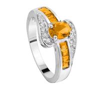 Segnalibro degli anelli da donna, con pietra portafortuna, anello di fidanzamento per donne, anniversario, matrimonio, anello di promessa O anelli 40, 8, lega di alluminio, Nessuna pietra preziosa
