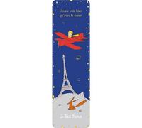 Segnalibro di carta Kiub Le Petit Prince in aereo e Torre Eiffel (54x172mm)