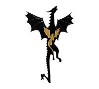 Segnalibro Dragon per la lettura - Fantastici motivi fantasy, articoli per gli amanti dei libri | Segnalibri decorativi con segni del libro Sun and Clouds Metal che si distinguono contro i libri