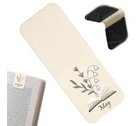 Segnalibro floreale, segnalibro magnetico e, per lettura, studio, diario, agenda, quaderno, scuola, posto di lavoro, ragazze, ragazzi, adolescenti, uomini, insegnanti, amanti