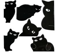 Segnalibro Gatto - Segnalibro A Tema Gatto 7 Pezzi. Segnalibro Multifunzionale Per La Lettura Dei Gatti | Simpatico Set Di Clip Magnetici Per Segni Di Pagine Di Libri, Clip Multiuso Per Segnalibri Di