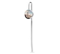 Segnalibro Golden Gate Bridge con ciondolo in metallo da appendere, per gli amanti della lettura, regalo di apprezzamento degli insegnanti, San Valentino, festa della mamma, Natale, compleanno per