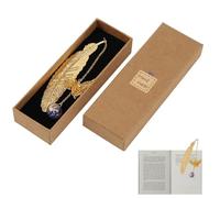 Segnalibro in argento con ciondolo a forma di farfalla 3D, regalo premuroso per la festa della mamma, regalo di compleanno unico per donne e amanti dei libri, ricordo sentimentale in confezione regalo