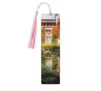 Segnalibro in legno a foglia per gli amanti dei libri, segnalibri fai da te in legno da appendere etichette in legno con nappe colorate, etichette in legno, ornamenti, regalo insolito per uomini e