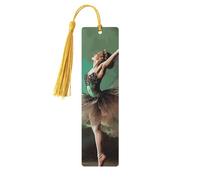 Segnalibro in legno a forma di ballerina come farfalla, per uomini, donne, insegnanti, regalo vintage, fatto a mano, segna libri per leggere le pagine, etichette regalo da appendere, ornamenti