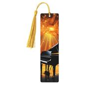 Segnalibro in legno a forma di teatro musicale, per uomini, donne, insegnanti, regalo vintage, fatto a mano, segna libri per leggere le pagine, etichette regalo da appendere, ornamenti segnalibri in