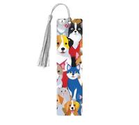 Segnalibro in legno colorato con cavalli in stile cartone animato, regalo di compleanno, decorazione perfetta per segnalibri