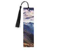 Segnalibro in legno con panorama delle Alpi, per uomini, donne, insegnanti, regalo vintage, fatto a mano, segna libri per leggere le pagine, etichette regalo da appendere, ornamenti segnalibri in