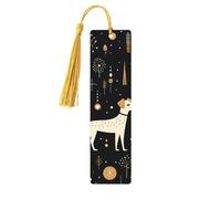 Segnalibro in legno con simpatico cane dei cartoni animati e tasse, adorabili segnalibri per cuccioli per donne, uomini, amanti dei libri, segnalibri per studenti, insegnanti, scrittori, regali