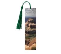 Segnalibro in legno per uomini e donne personalizzato intaglio in legno con ciondolo a nappa Grand Canyon Arizona segnalibro per gli amanti dei libri regalo di compleanno studenti insegnanti regalo