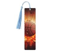 Segnalibro in legno per uomini e donne personalizzato intaglio in legno segno di libro con nappa ciondolo basket segnalibro per gli amanti dei libri regalo di compleanno studenti insegnanti regalo