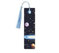 Segnalibro in legno per uomini e donne personalizzato intaglio in legno segno di libro con nappa ciondolo Il segnalibro solare per la famiglia per gli amanti del libro regalo di compleanno studenti