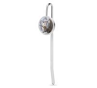 Segnalibro in metallo con ciondolo a forma di opossum sulla neve, per gli amanti della lettura, regalo di apprezzamento per insegnanti, San Valentino, festa della mamma, Natale, compleanno per donne