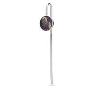 Segnalibro in metallo con ciondolo da appendere, clip art di un cavallo, segnalibro per gli amanti della lettura, regalo di apprezzamento per insegnanti, San Valentino, festa della mamma, Natale
